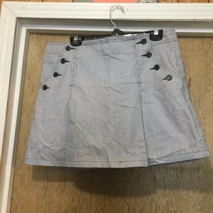 Jessica size 12 pinstripe skorts blue and white nautical  beach vacation